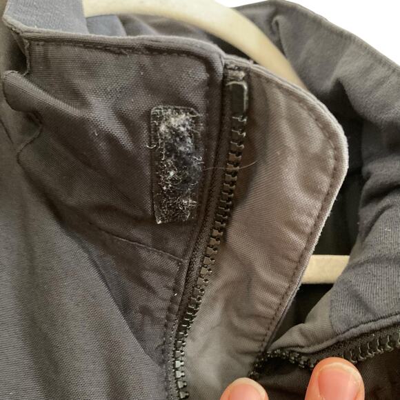 Y2K Youth LL Bean Two Tone Gray Thinsulate Nylon Full Zip Winter Coat Size 14/16 - Picture 10 of 16